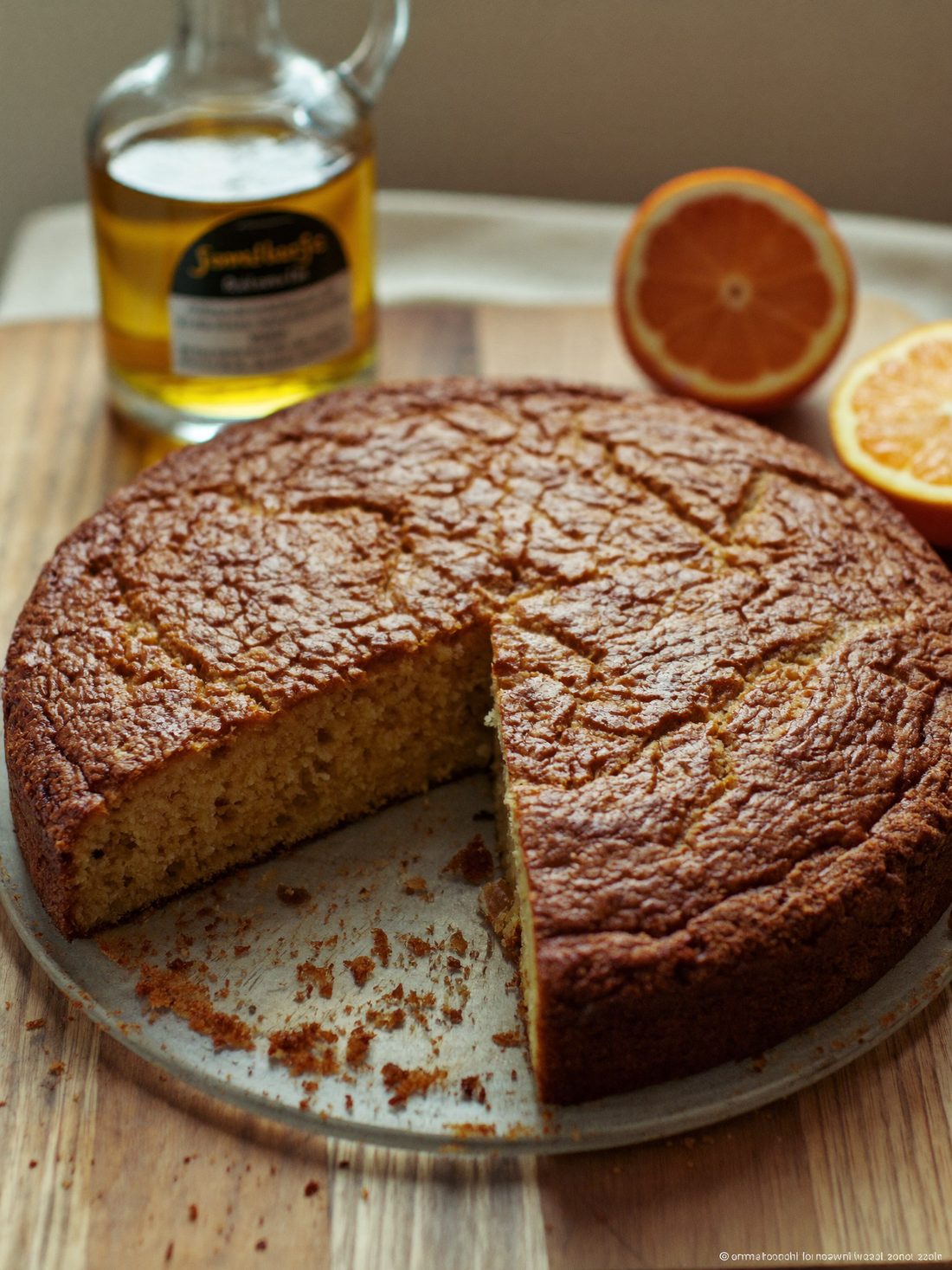 Olive oil and orange cake